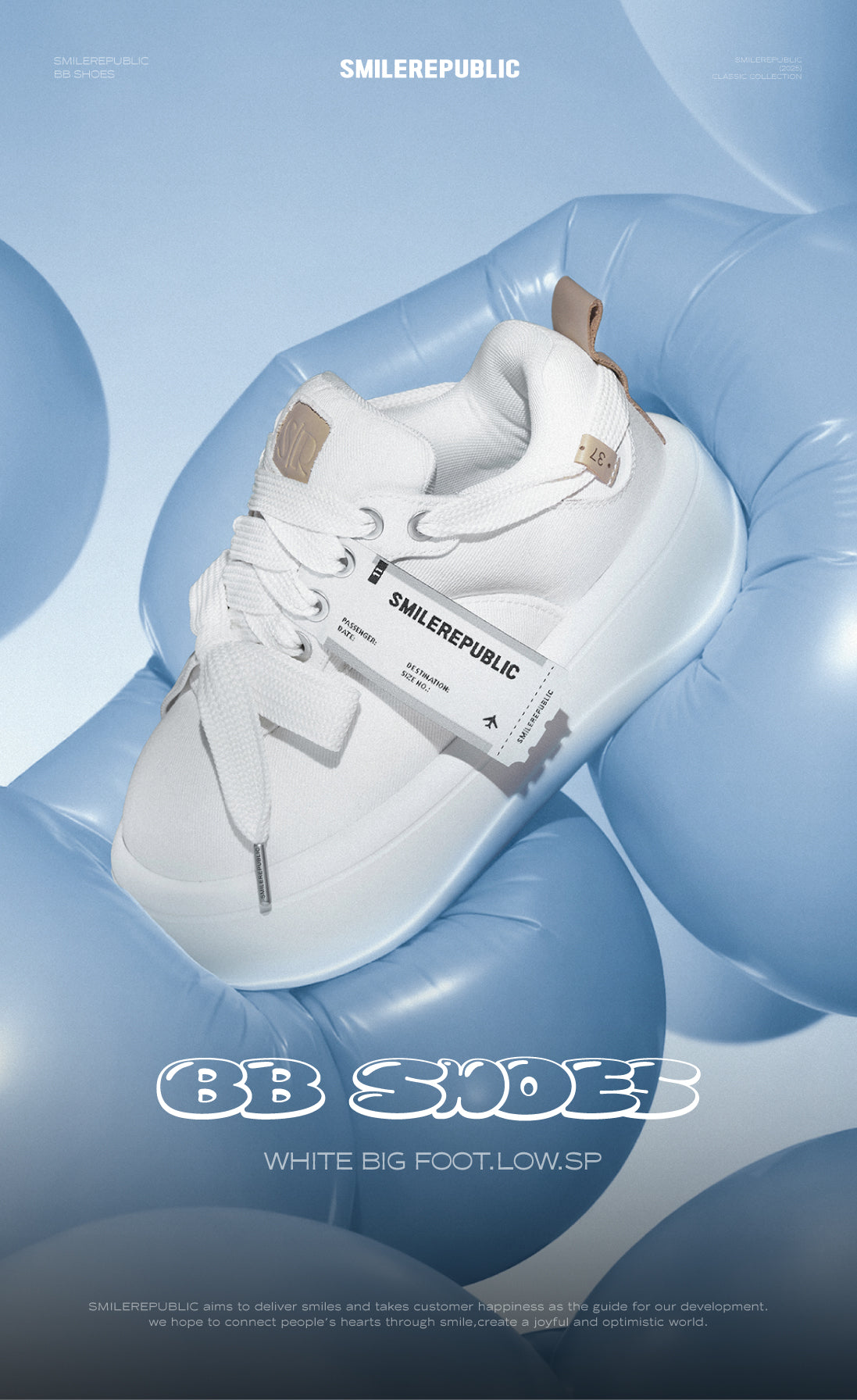 White Twill Bread Shoes