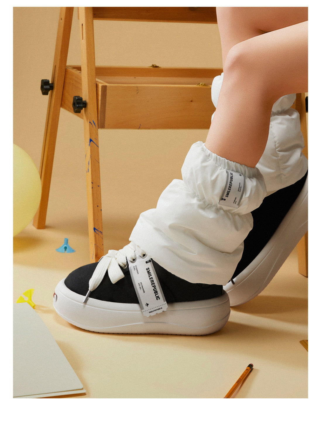 Black Canvas Bread Shoes