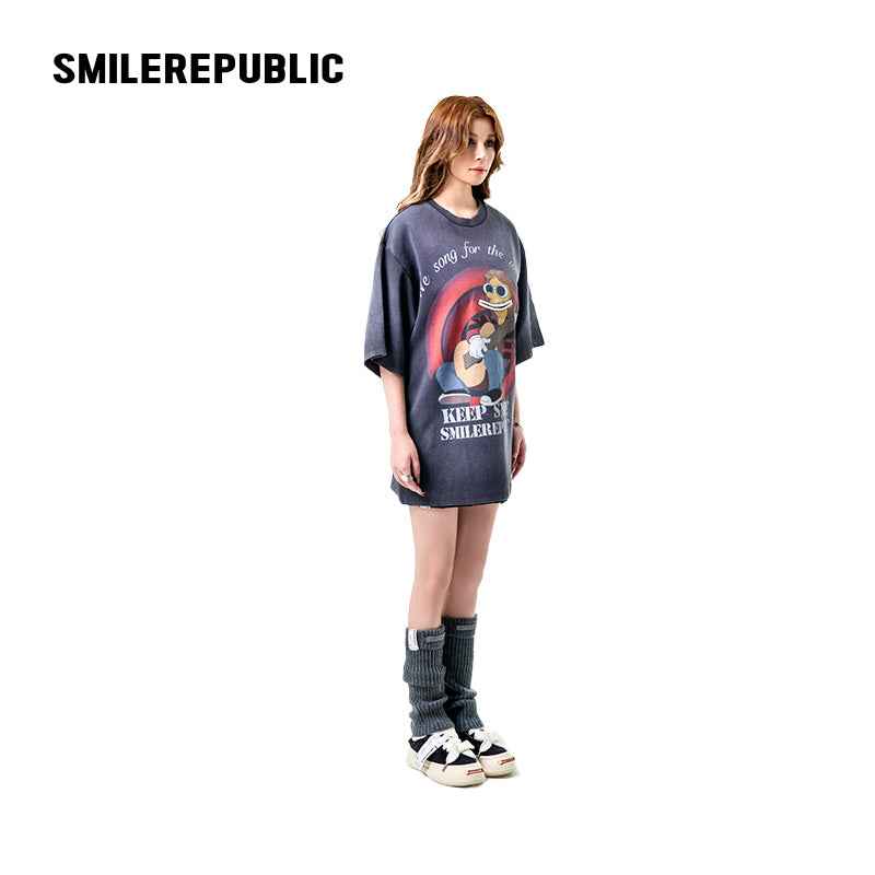 Oversized Simpsons Print T-Shirt