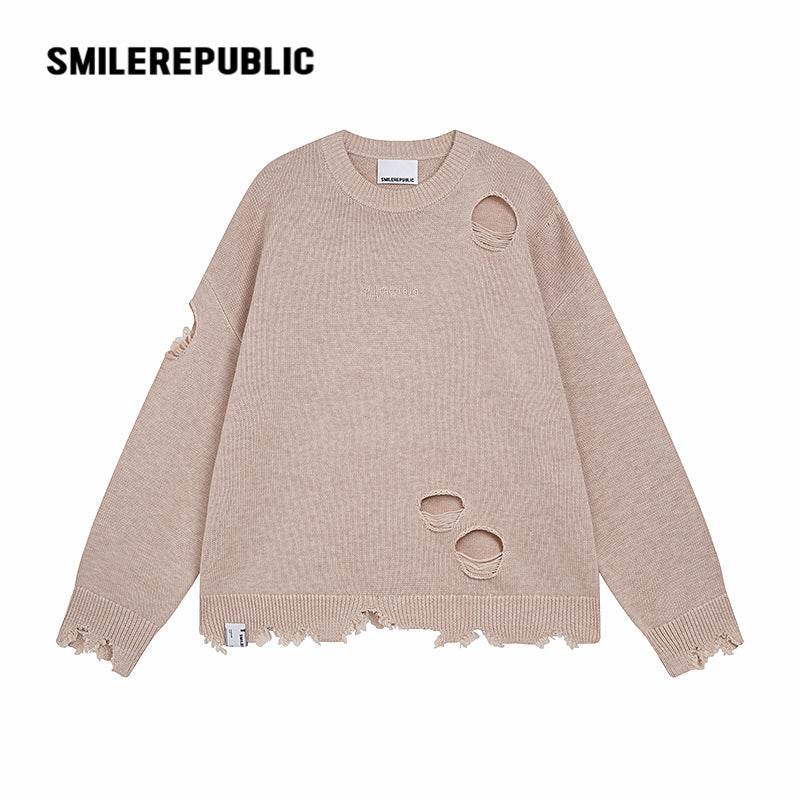 Torn To Make Old Sweaters - SMILEREPUBLIC
