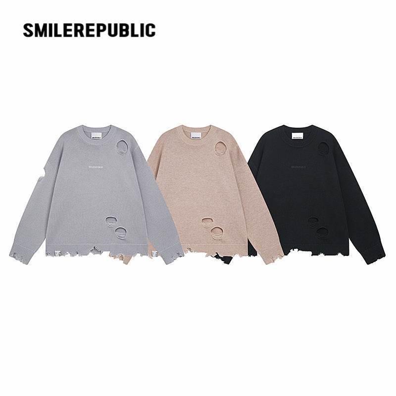 Torn To Make Old Sweaters - SMILEREPUBLIC