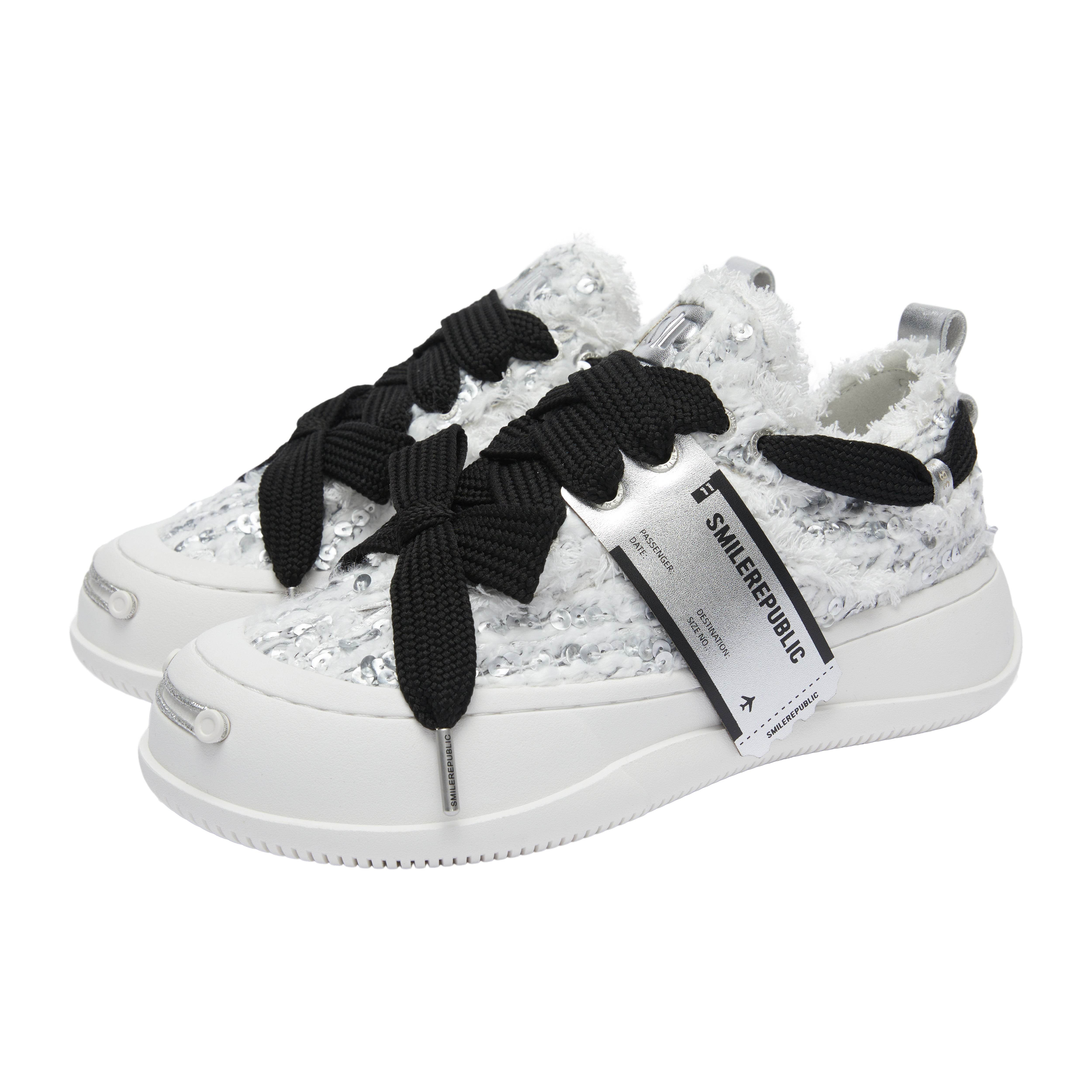 Silver Scales Low Top SB Sneaker - SMILEREPUBLIC