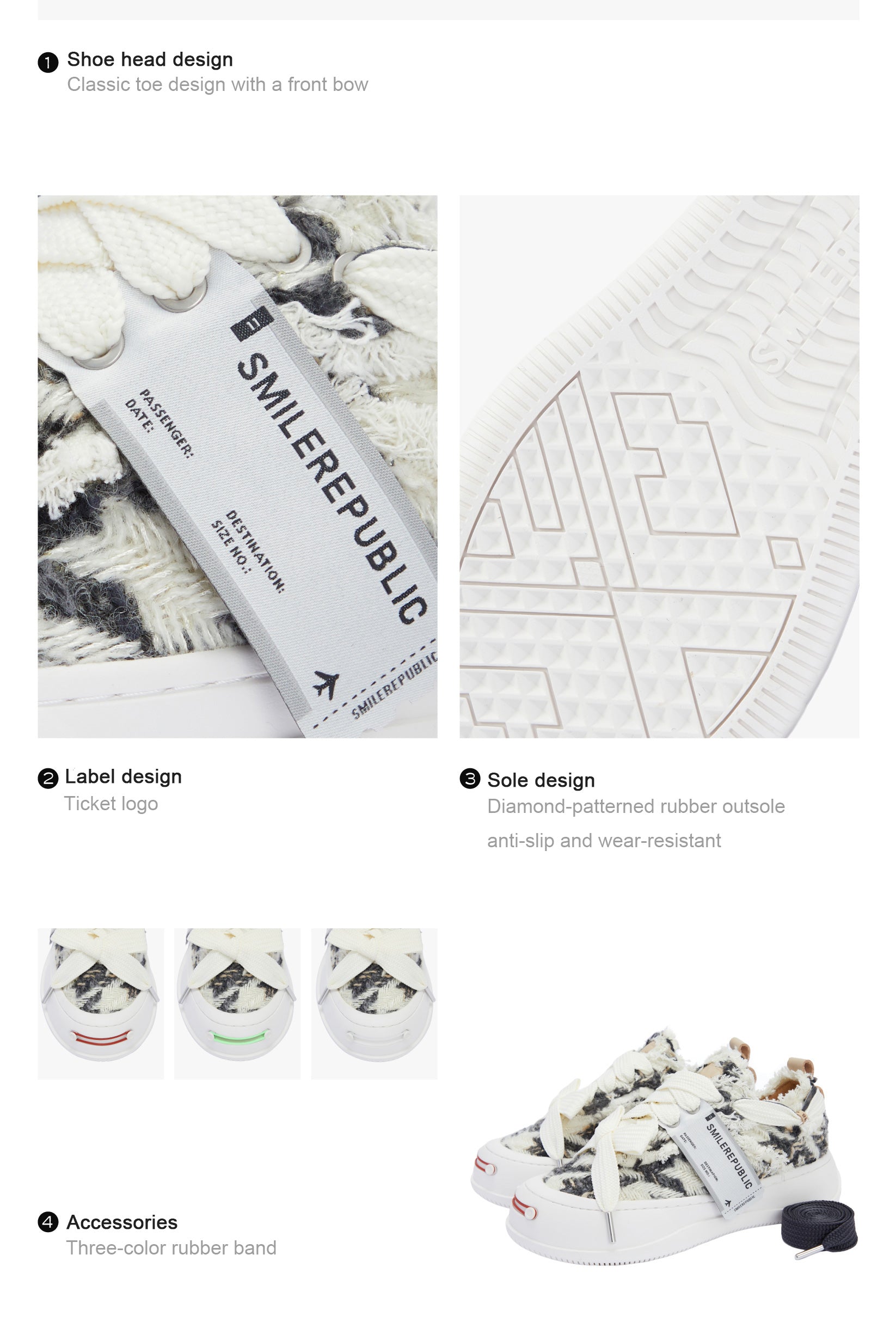 Black White Chevron SB Sneaker