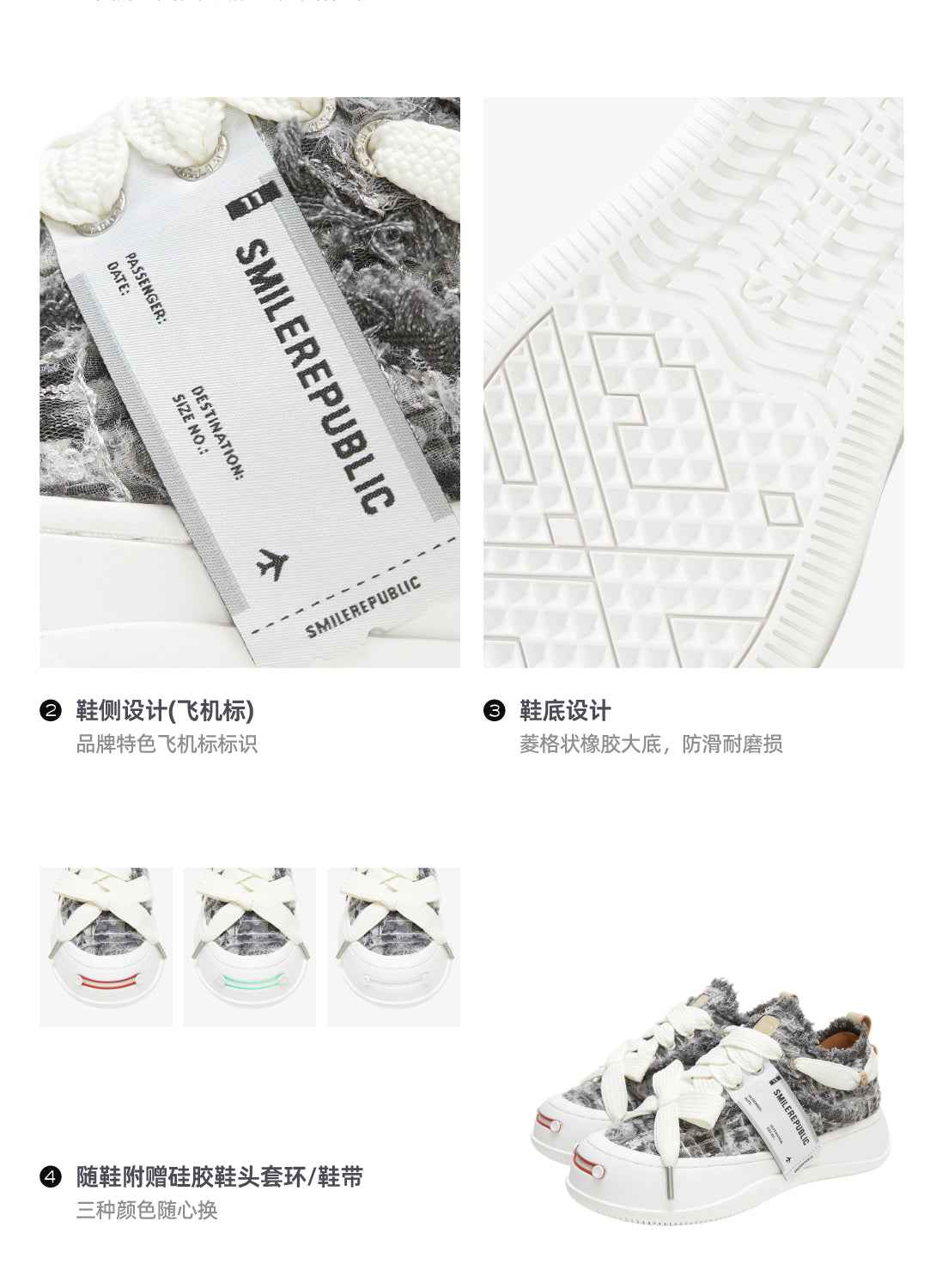 Twilight Mist Grey Low Top Canvas Shoes