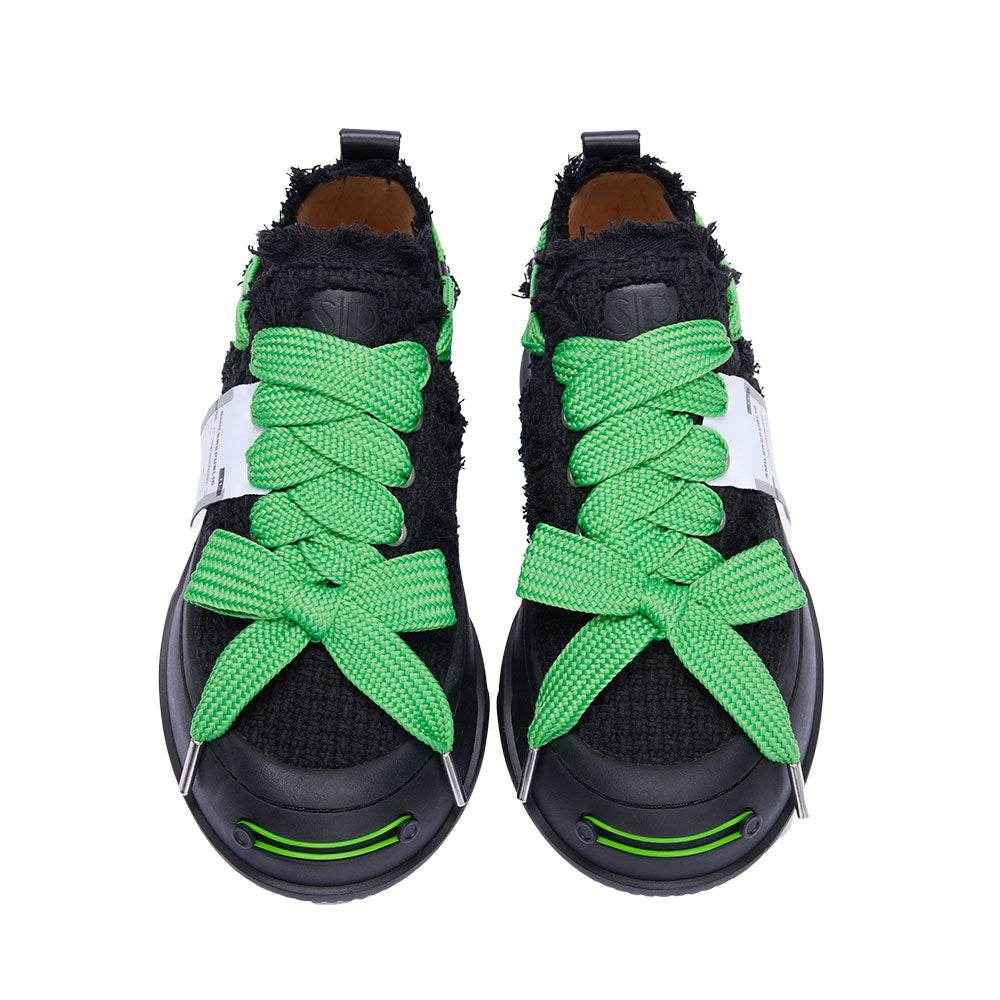 Black Cross Jacquard Low Top SB Sneaker