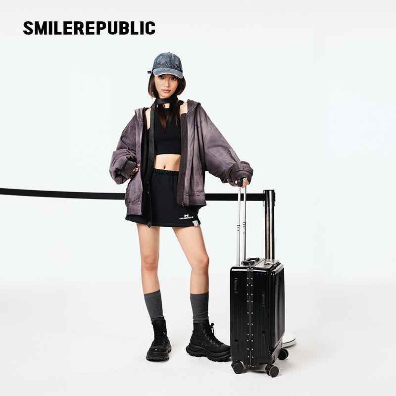 Crystal Hotfix Sweatshirts Jacket