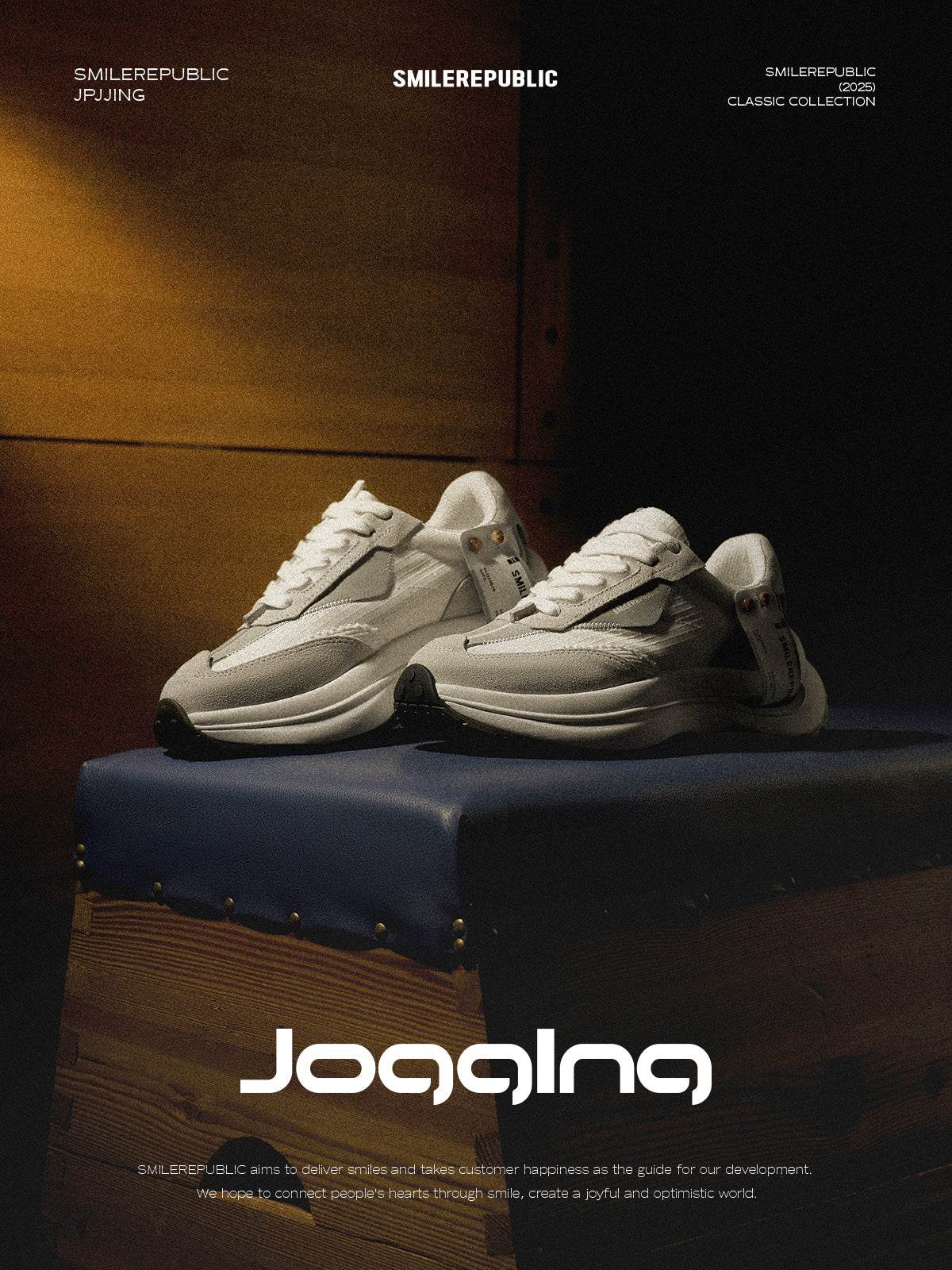 【NEW】Retro Jogging Sneaker - SMILEREPUBLIC