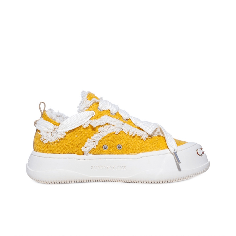 Sunset Yellow Tweed Fashion SB Sneaker