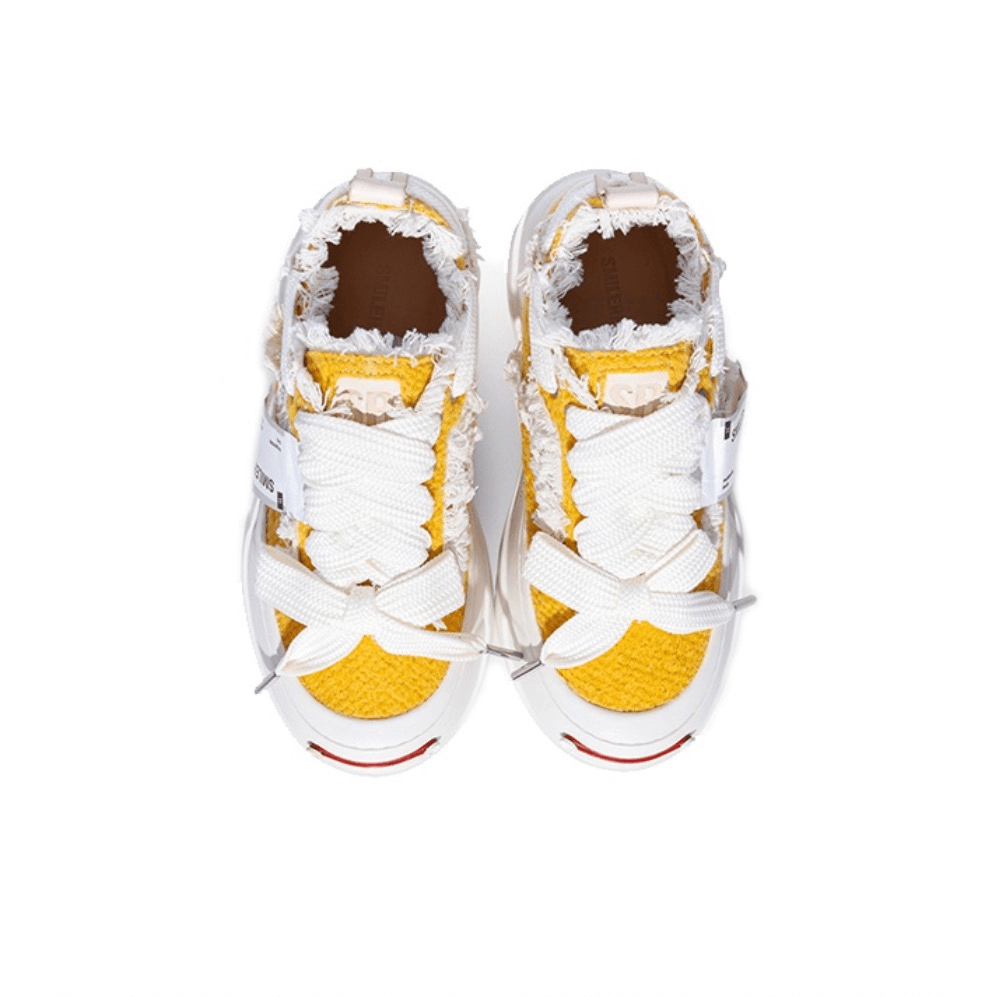 Sunset Yellow Tweed Fashion SB Sneaker