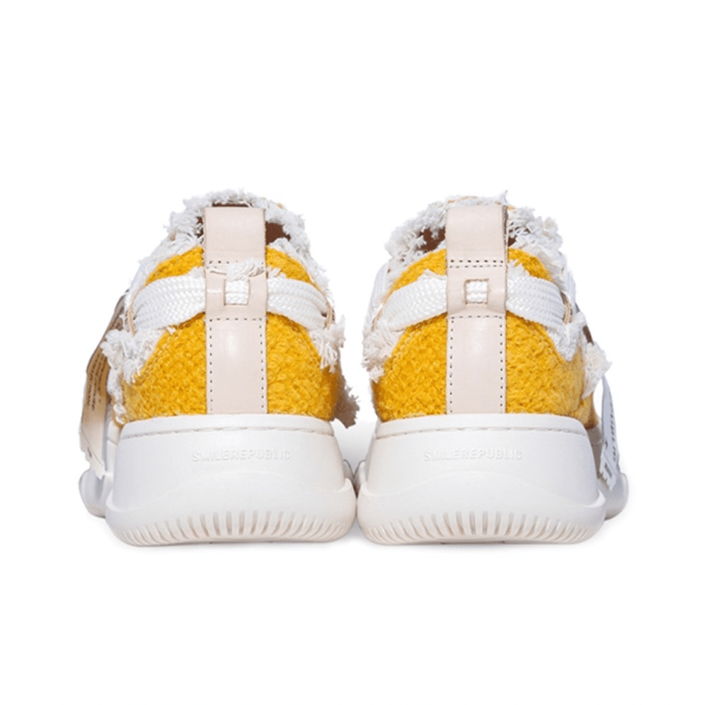 Sunset Yellow Tweed Fashion SB Sneaker