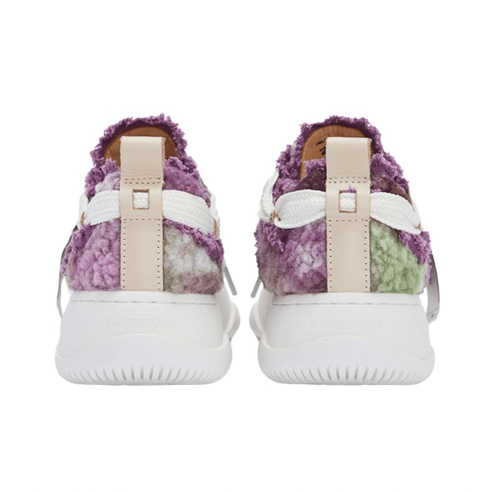 Purple Green Woolen Low Top SB Sneaker