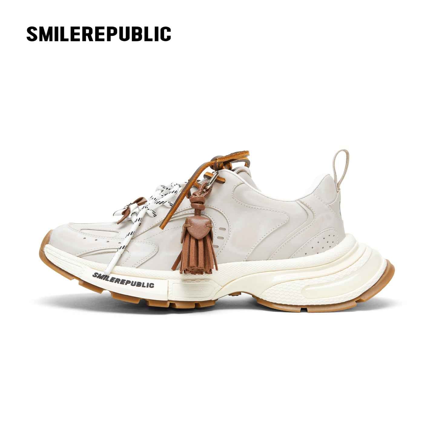 XXXS Volcanic Ash Distressed Leather Low-Top Pinecone Old Shoes