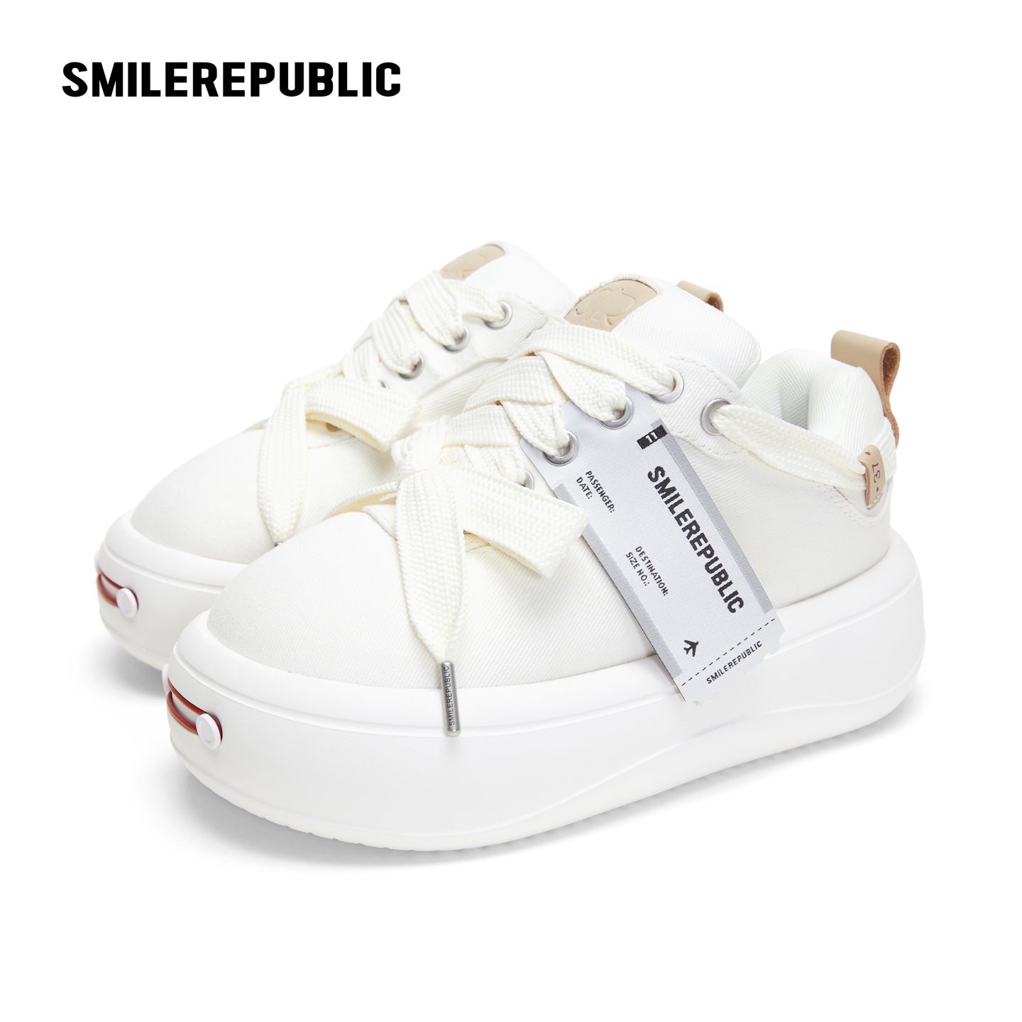 White Twill Bread Shoes