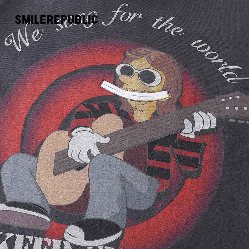 Oversized Simpsons Print T-Shirt