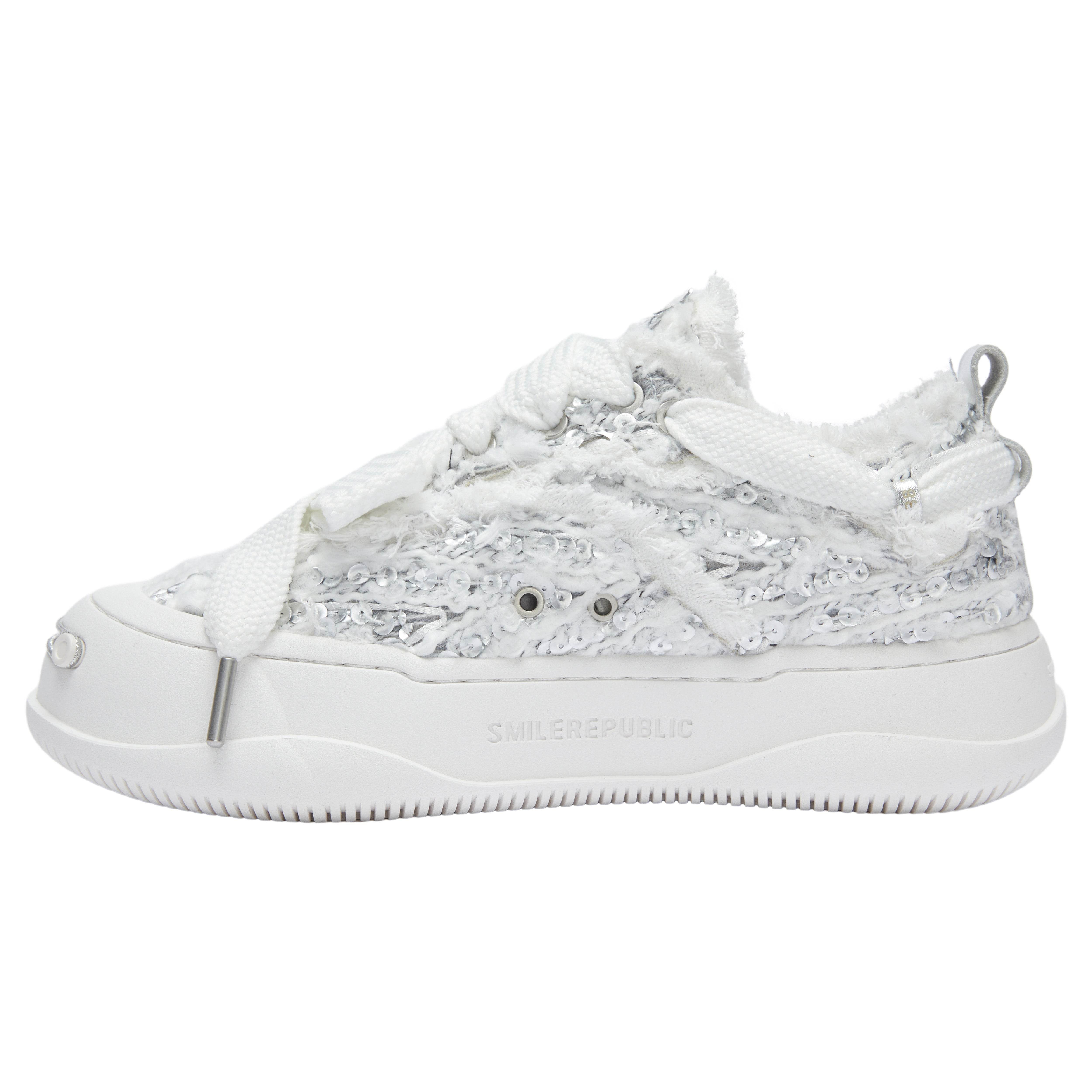 Silver Scales Low Top SB Sneaker - SMILEREPUBLIC
