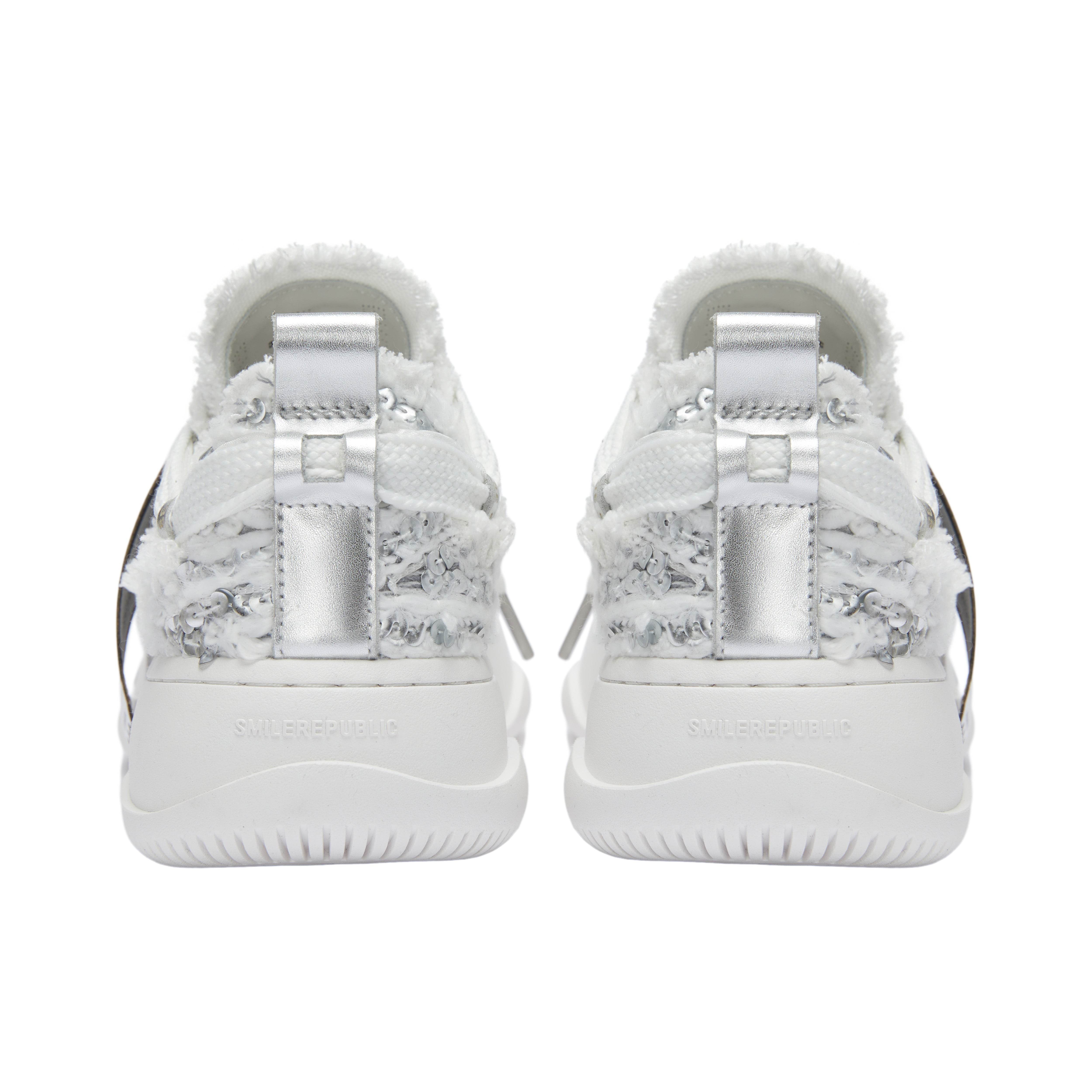 Silver Scales Low Top SB Sneaker - SMILEREPUBLIC