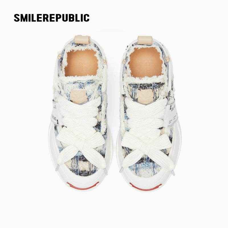 Blue Black Woolen Low Top SB Sneaker