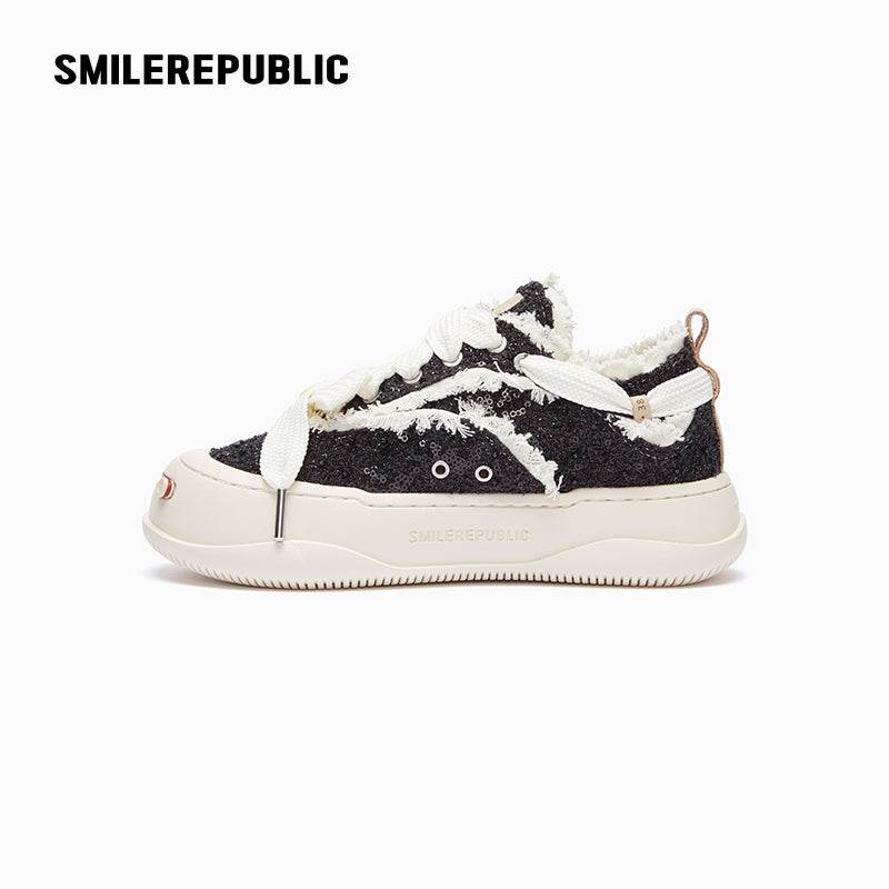 Obsidian Tweed Low Top SB Sneaker - SMILEREPUBLIC