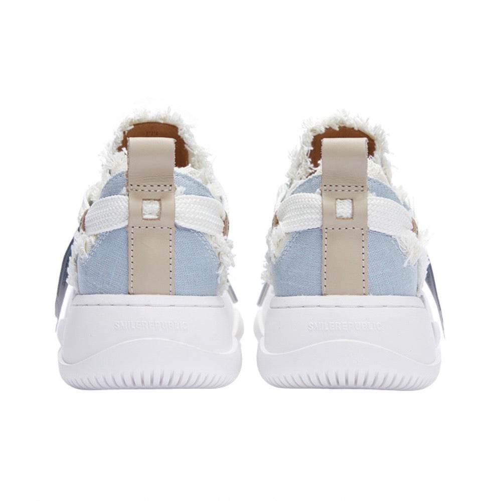 Light Blue Fine Linen Canvas SB Sneaker - SMILEREPUBLIC