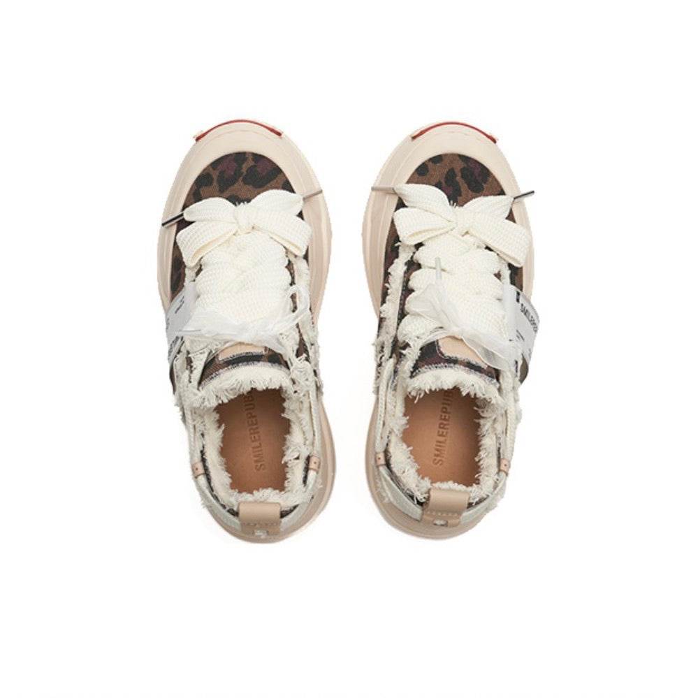 Brown Leopard Print Low Top SB Sneaker - SMILEREPUBLIC