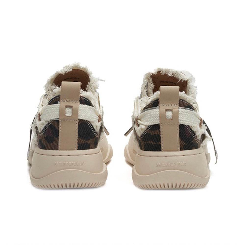 Brown Leopard Print Low Top SB Sneaker - SMILEREPUBLIC
