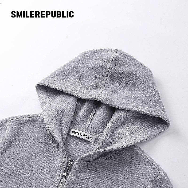 Hooded Knit Short Sleeve - SMILEREPUBLIC