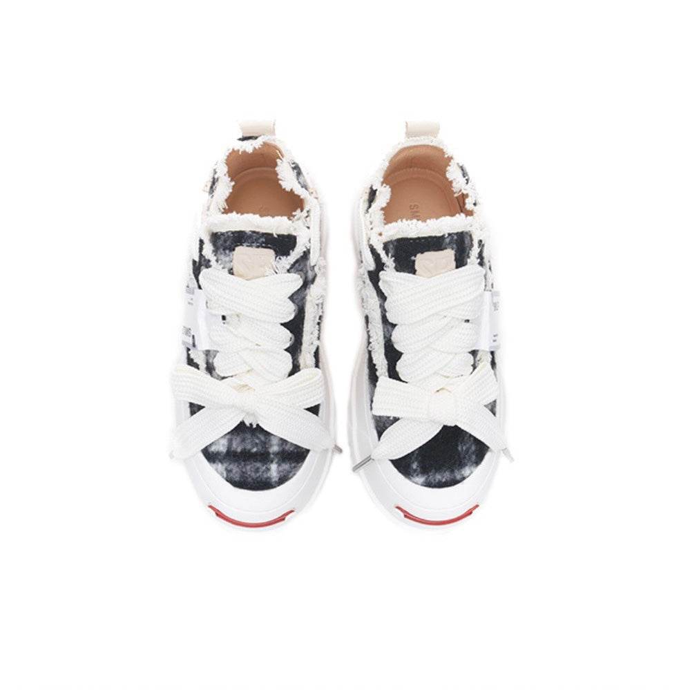 Black Woolen Low Top SB Sneaker - SMILEREPUBLIC