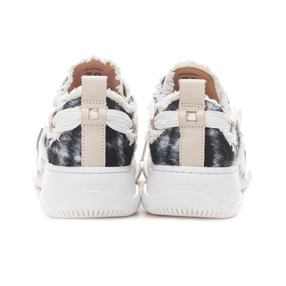 Black Woolen Low Top SB Sneaker - SMILEREPUBLIC