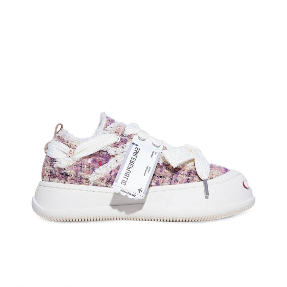 Purple Colorful Tweed SB Sneaker - SMILEREPUBLIC