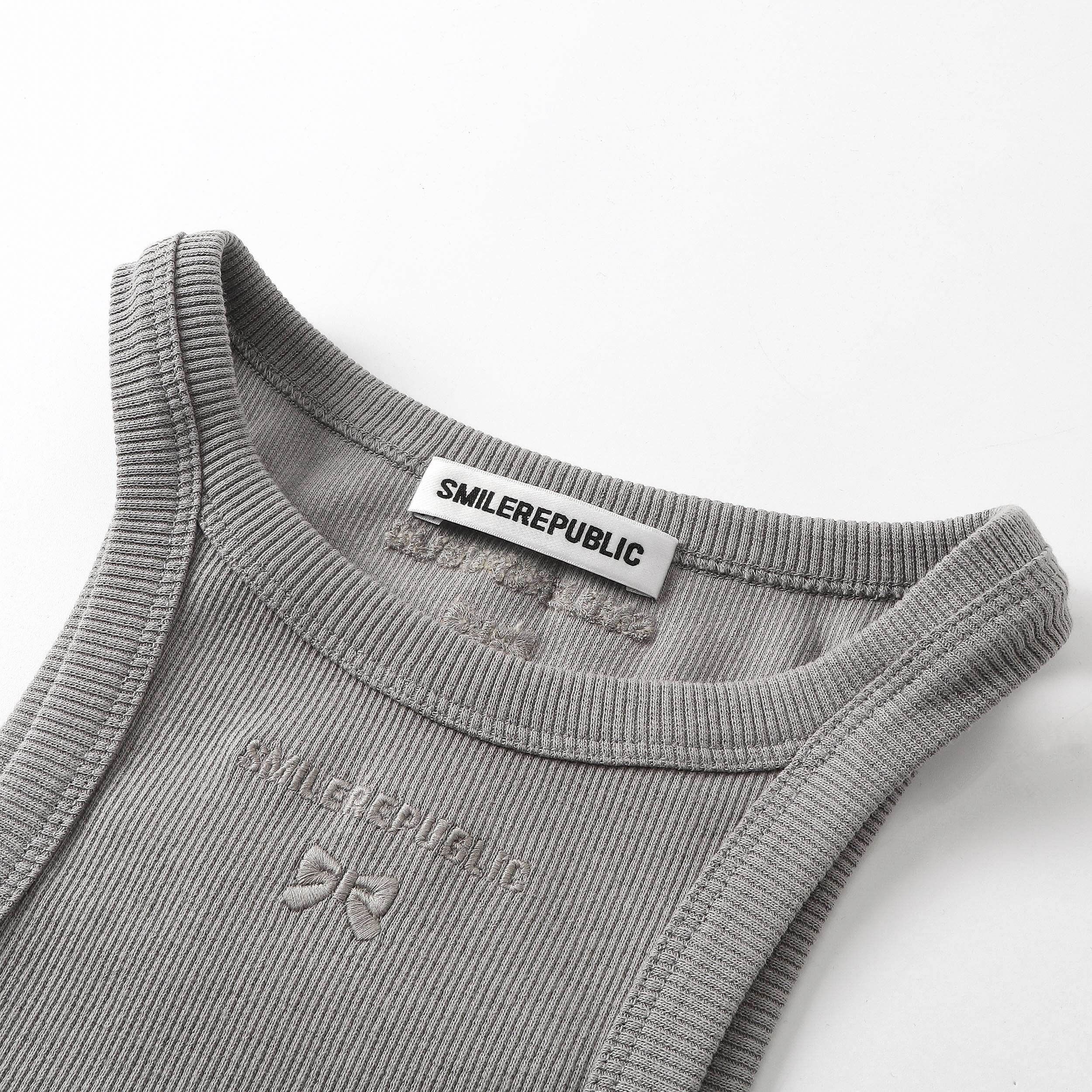 Shoulder Cut Knit Vest - SMILEREPUBLIC