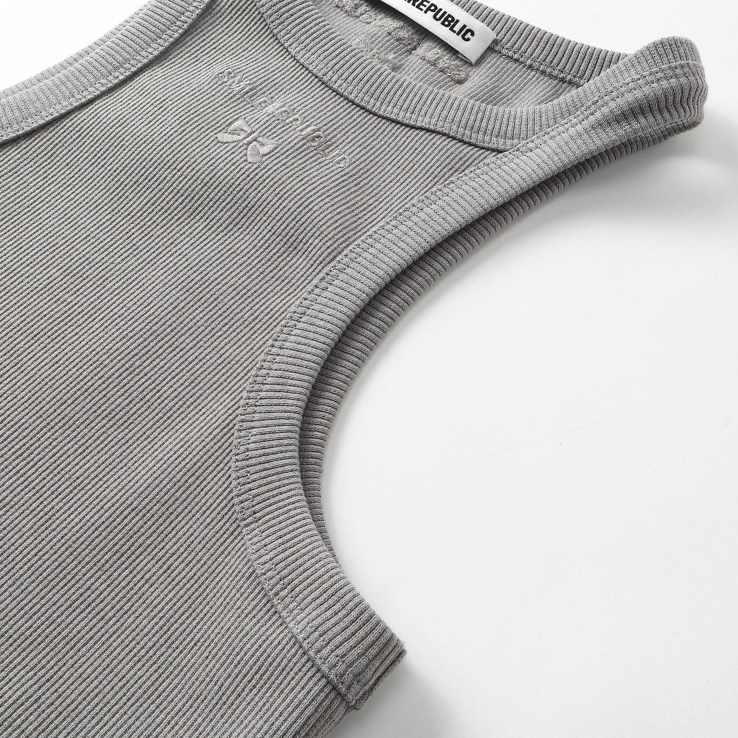 Shoulder Cut Knit Vest - SMILEREPUBLIC