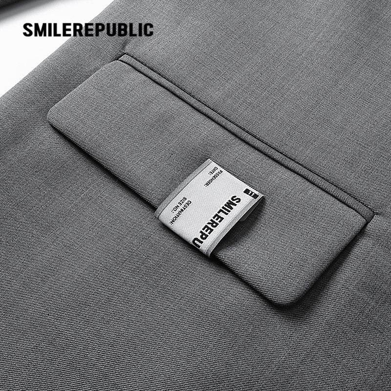 Loose Suit With Raw Edge - SMILEREPUBLIC