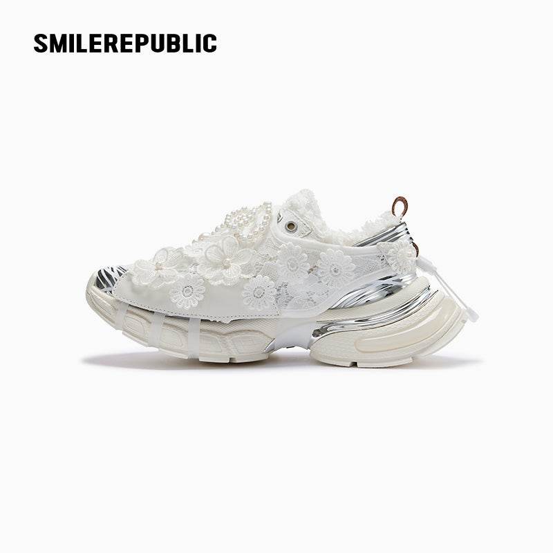 【Dirty Restocked】Skyline XXXS Silver Mesh Sneakers - SMILEREPUBLIC