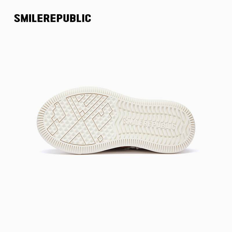 Coffee Brown Sneaker Shoes Silk Cloth Low Top Sb - SMILEREPUBLIC