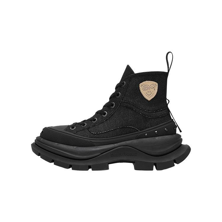 【Limited】SR 2.0 High Top Canvas Shoes - SMILEREPUBLIC