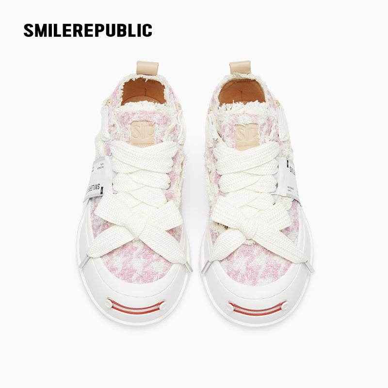 Pink Glisten Houndstooth Low Top SB Sneakers