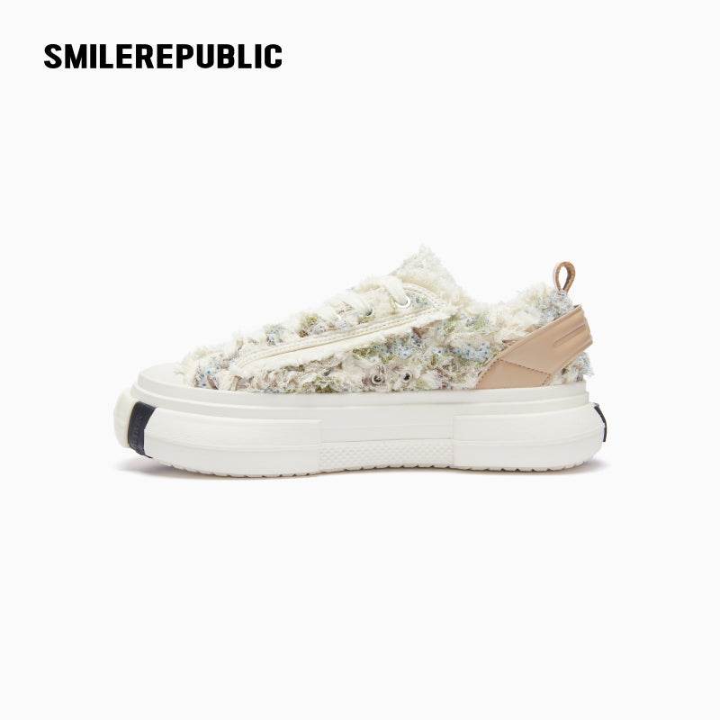 70S Monet Tweed Low Top SB Sneaker Canvas Shoes - SMILEREPUBLIC