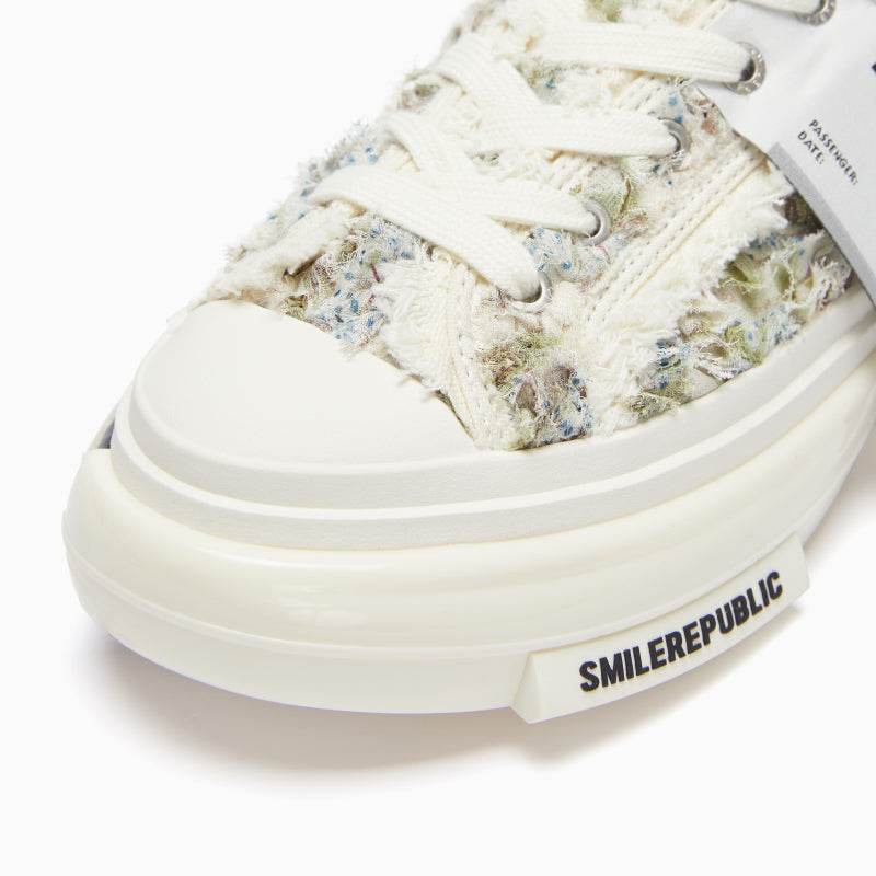 70S Monet Tweed Low Top SB Sneaker Canvas Shoes - SMILEREPUBLIC