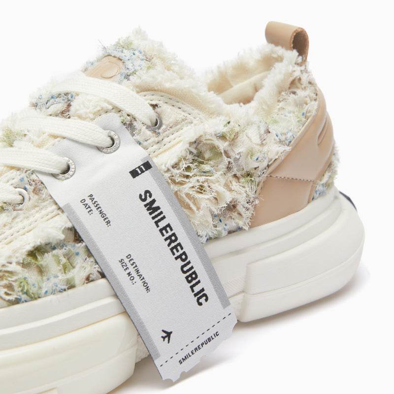 70S Monet Tweed Low Top SB Sneaker Canvas Shoes - SMILEREPUBLIC