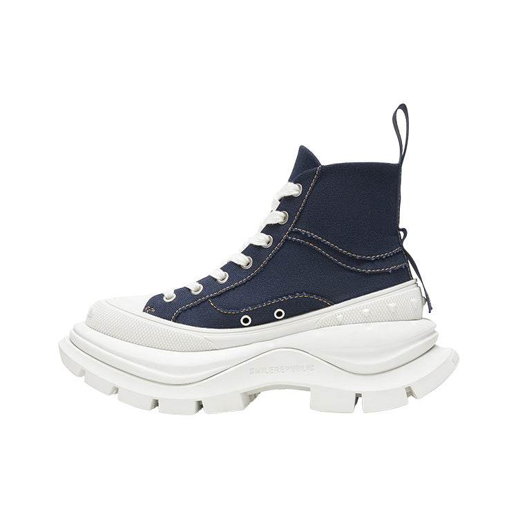 【Limited】SR 2.0 High Top Canvas Shoes - SMILEREPUBLIC