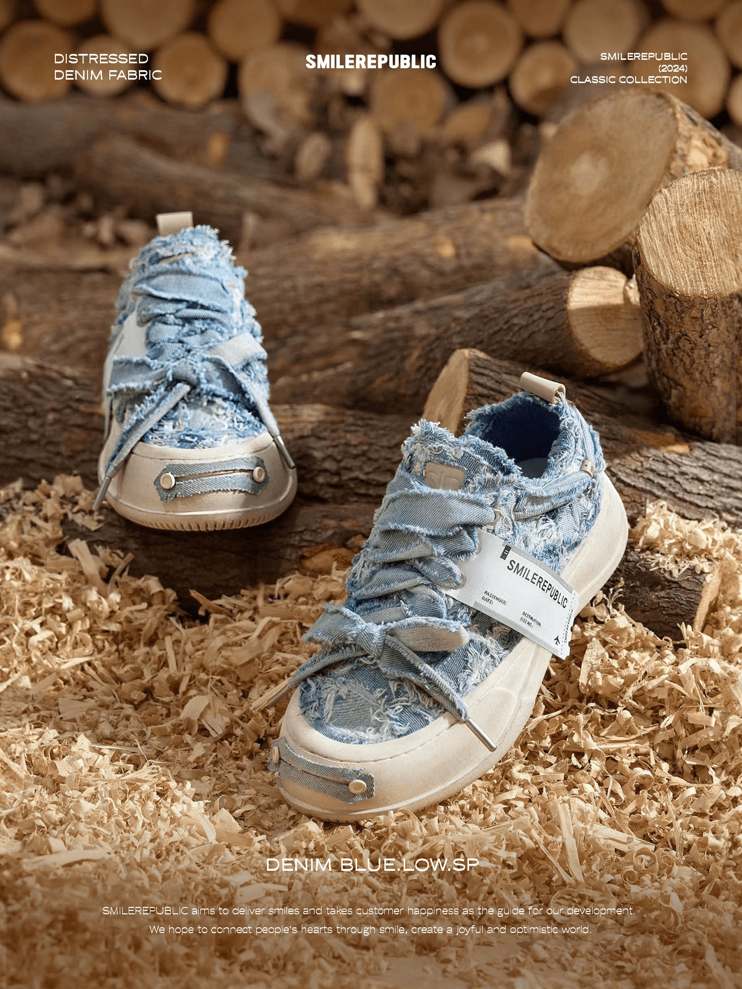 Denim Blue Low Top Jean Style SB Sneaker