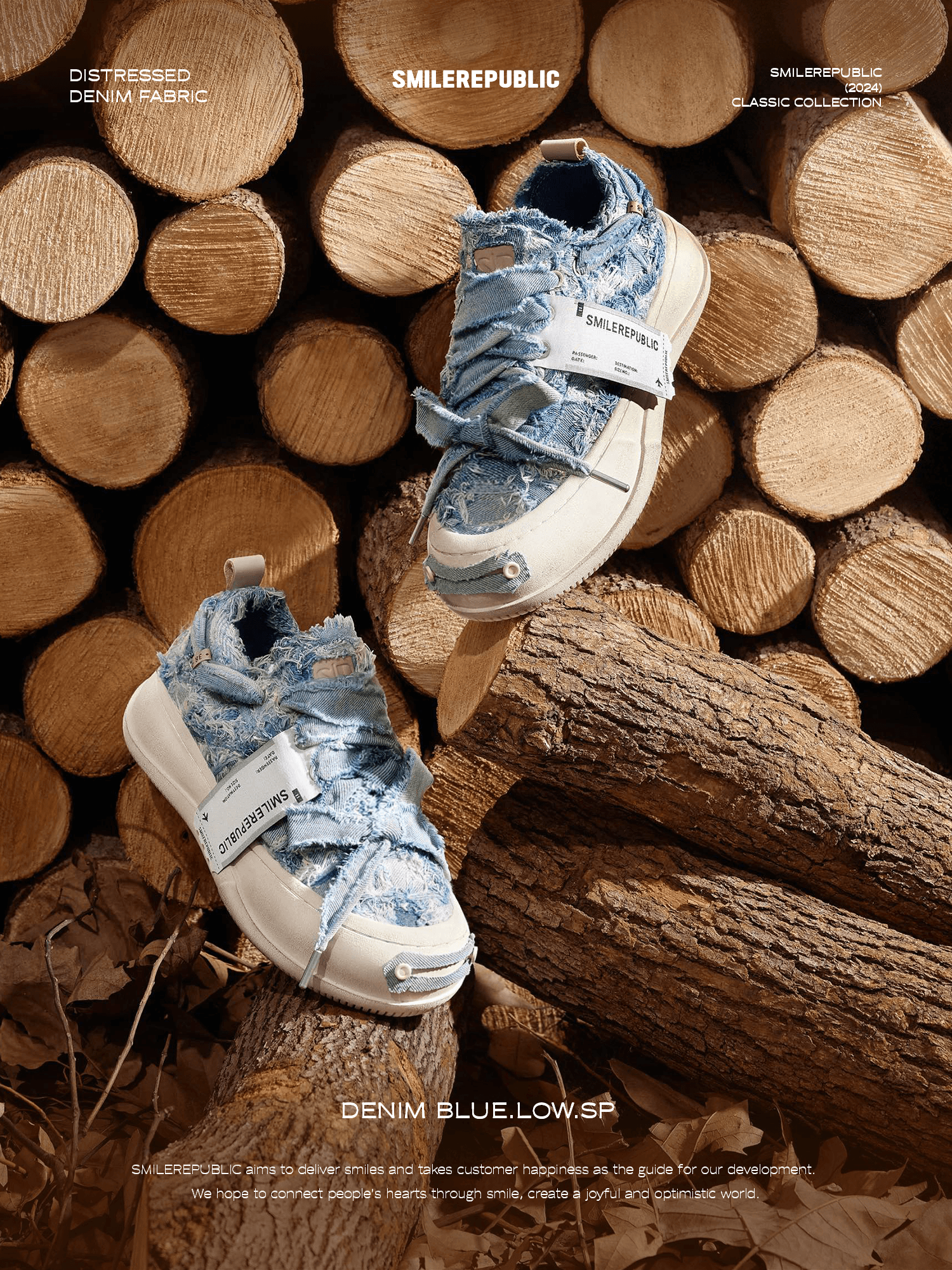 Denim Blue Low Top Jean Style SB Sneaker