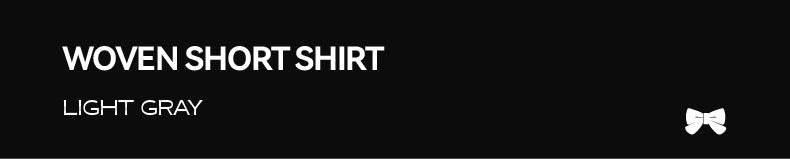 Woven Short Shirt - SMILEREPUBLIC