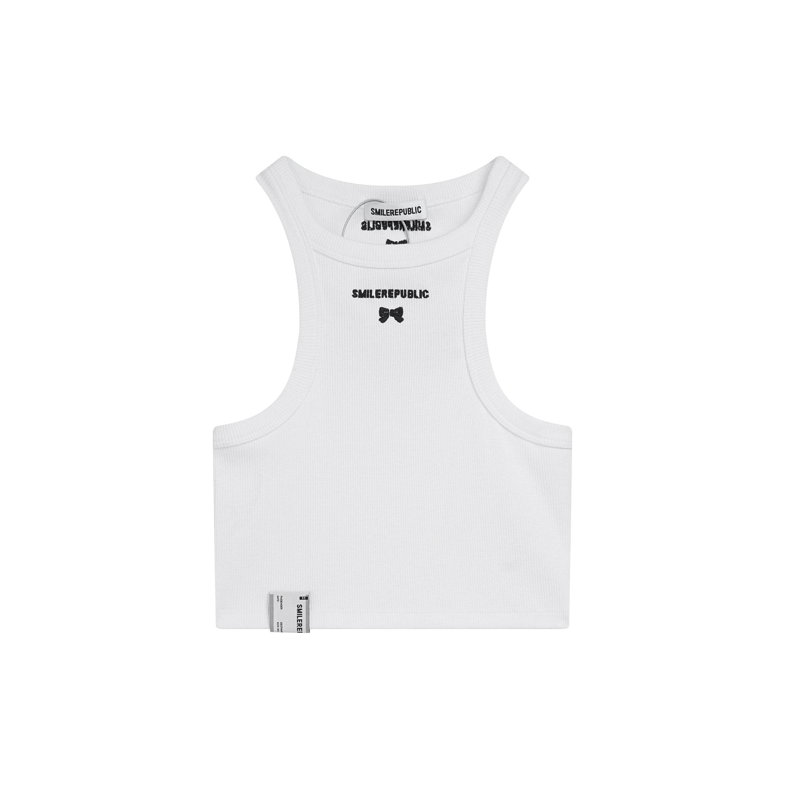 Shoulder Cut Knit Vest - SMILEREPUBLIC
