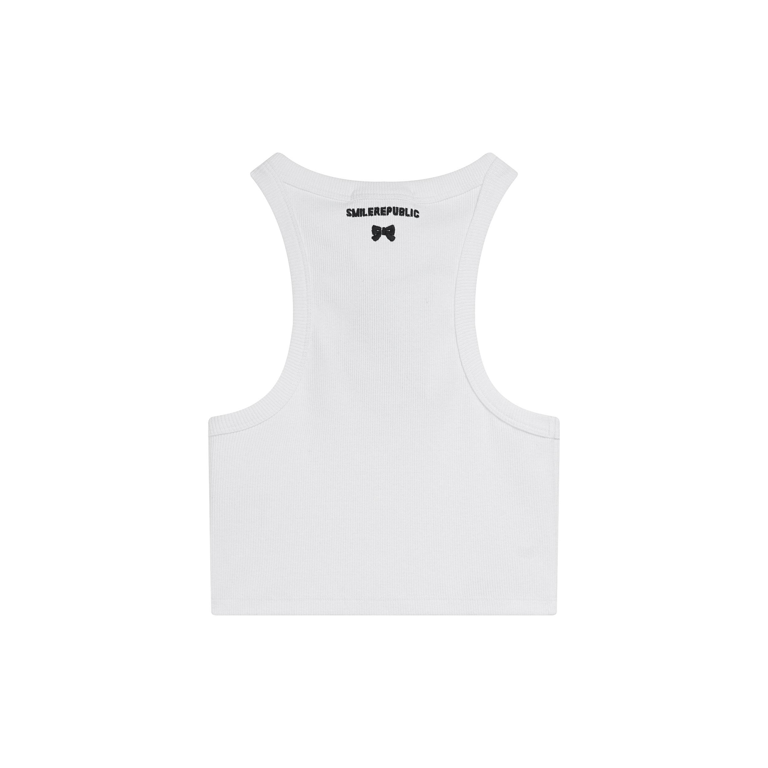 Shoulder Cut Knit Vest - SMILEREPUBLIC