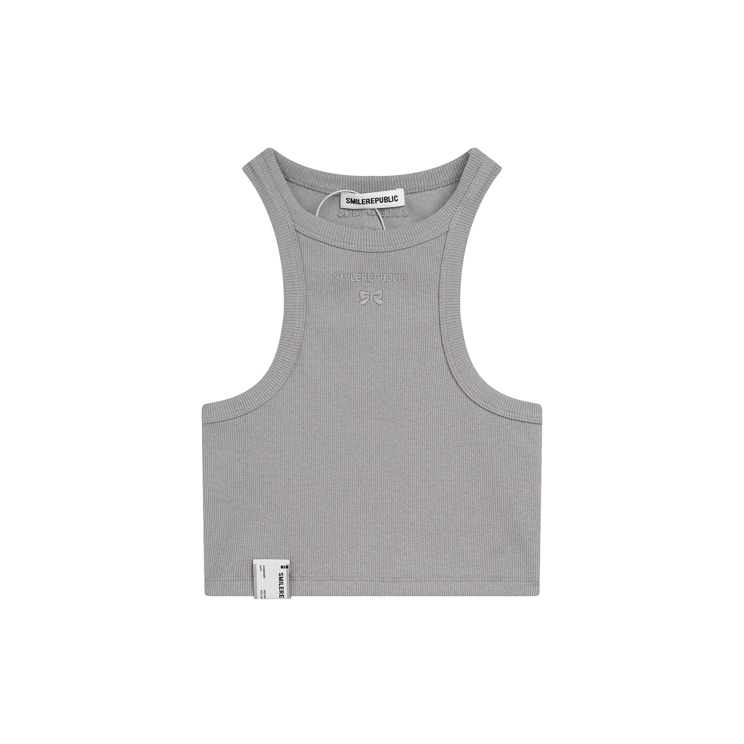 Shoulder Cut Knit Vest - SMILEREPUBLIC