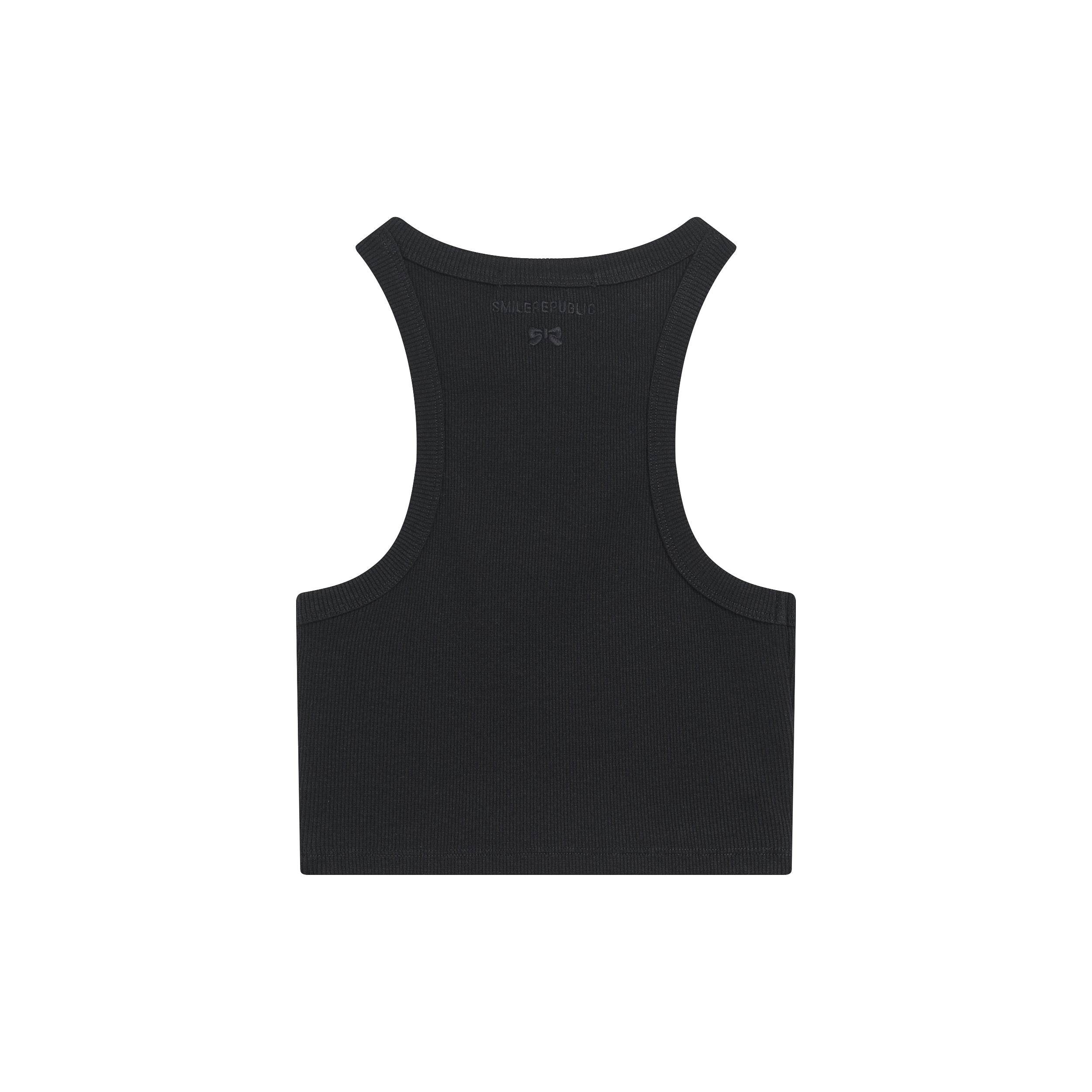 Shoulder Cut Knit Vest - SMILEREPUBLIC