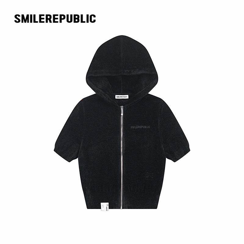 Hooded Knit Short Sleeve - SMILEREPUBLIC