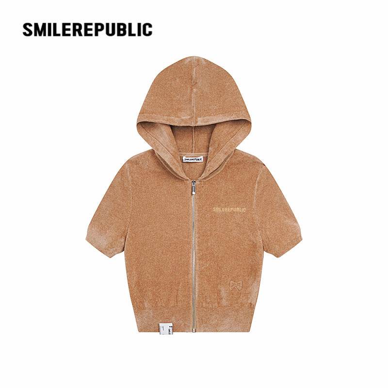 Hooded Knit Short Sleeve - SMILEREPUBLIC