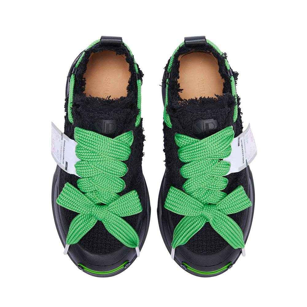 Black Cross Jacquard Low Top SB Sneaker